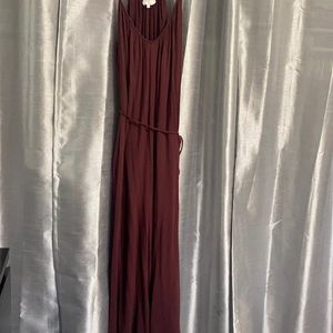 Burgundy Loft lounge collection pant romper